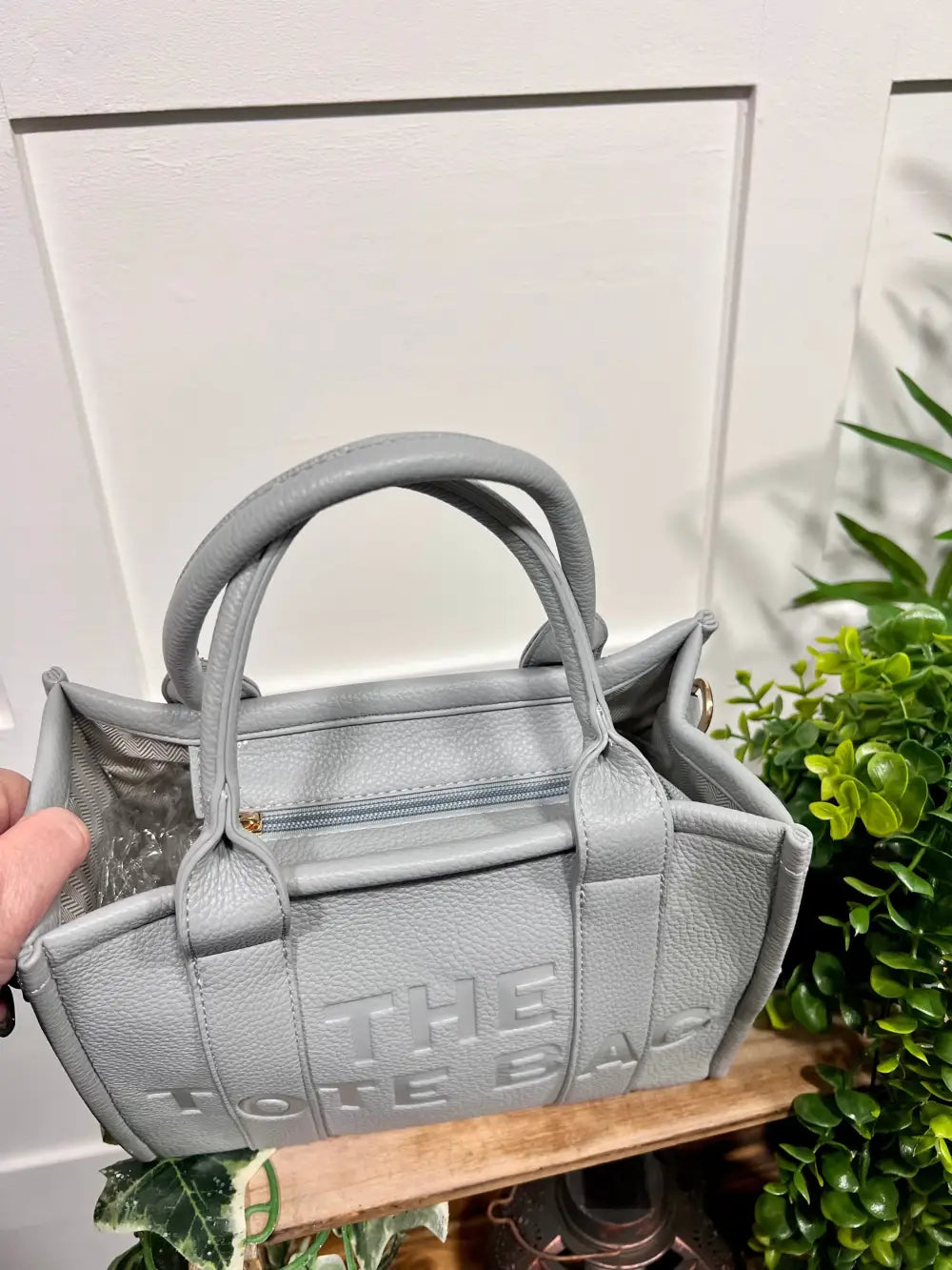 Small Tote Bag LIGHT GREY - Crossbody