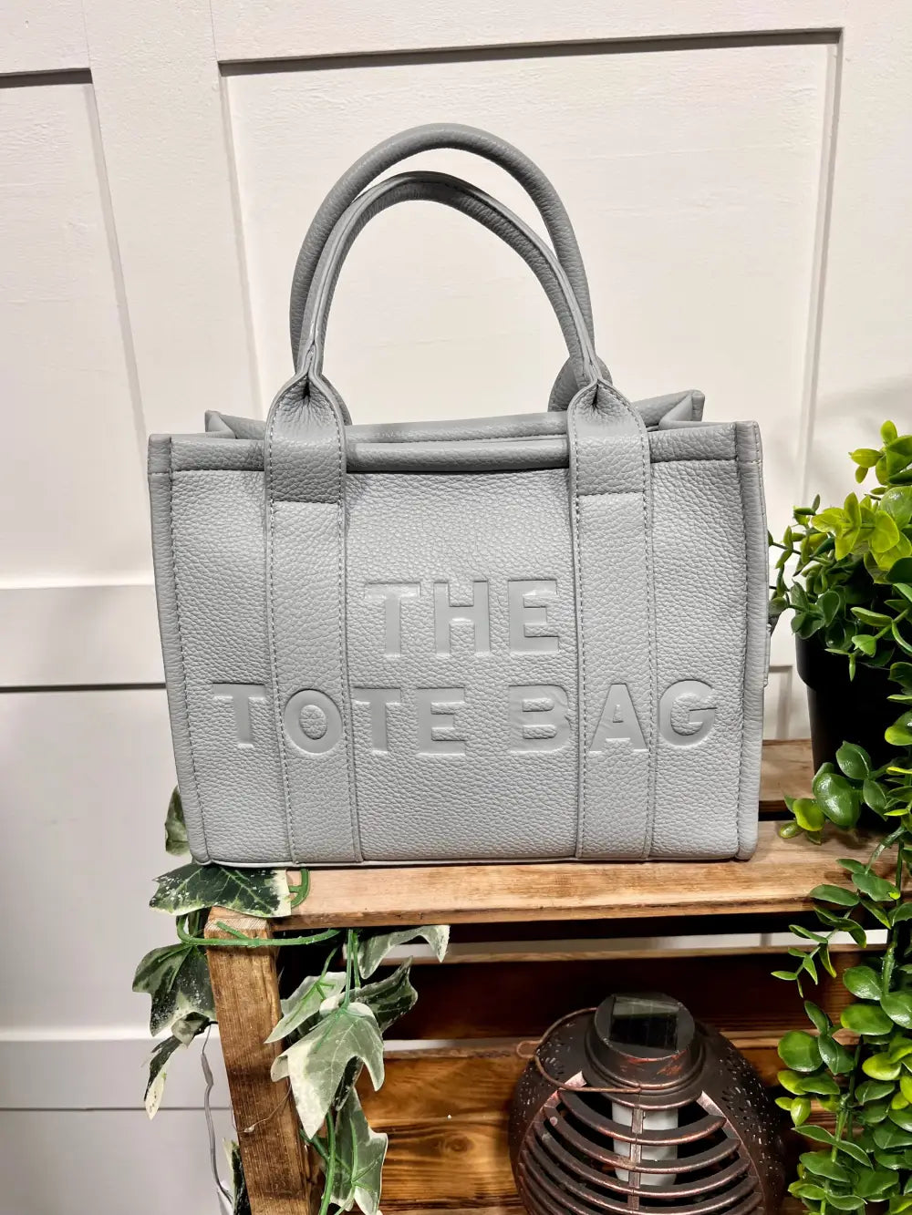 Small Tote Bag LIGHT GREY - Crossbody