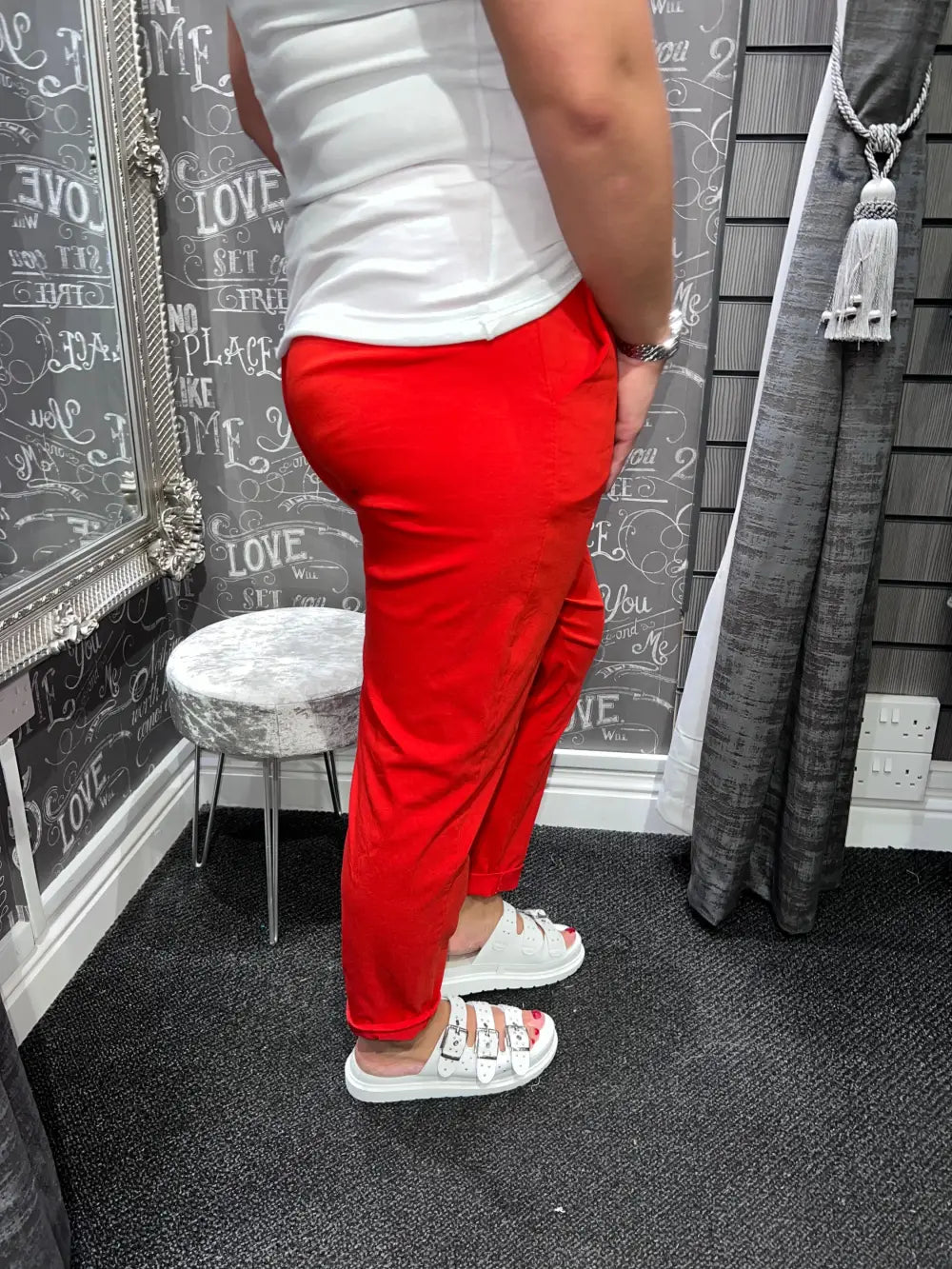 Smooth Magic Trousers RED - Trousers