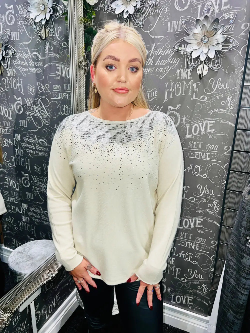Sparkle Jumper BEIGE