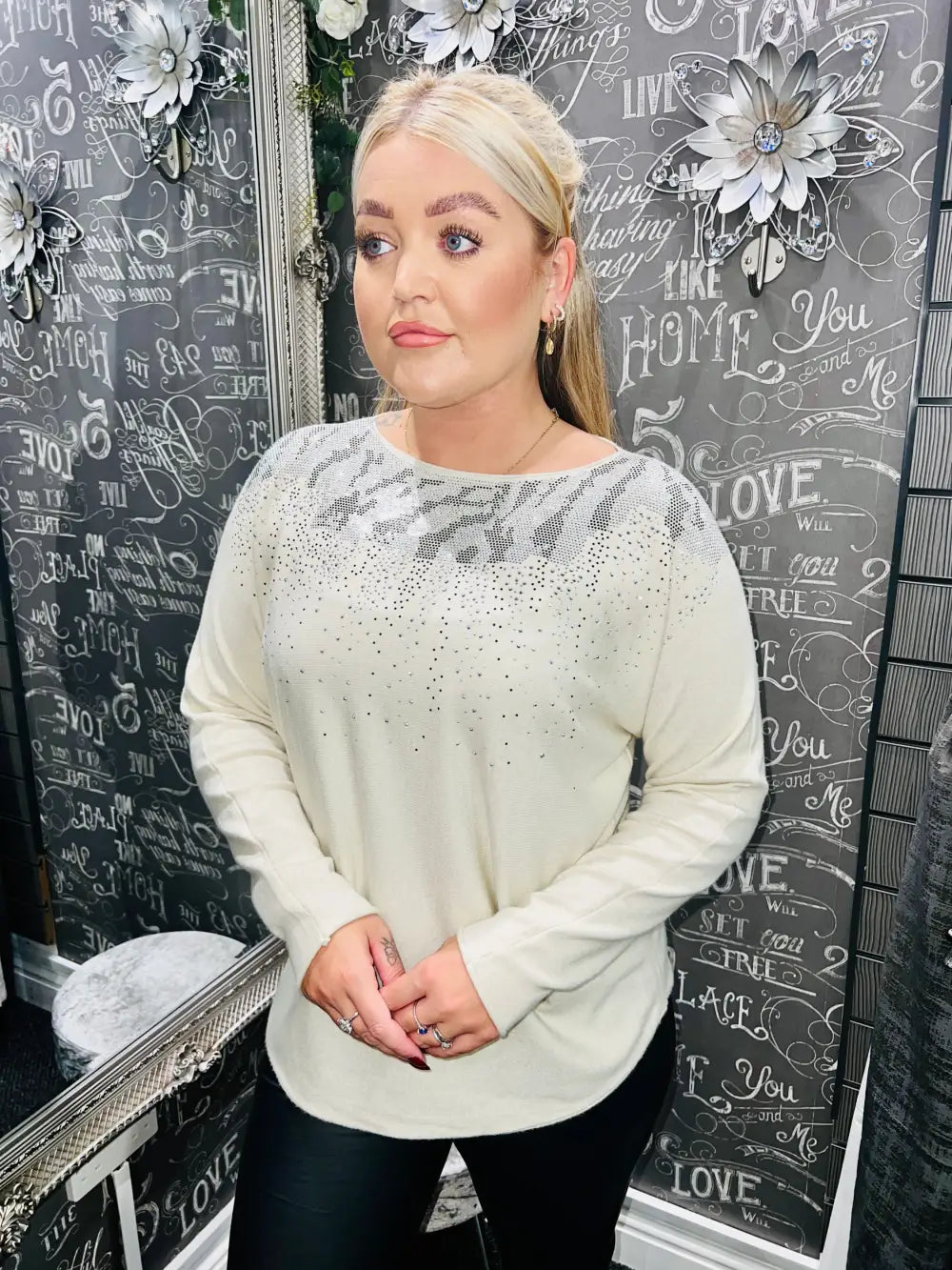 Sparkle Jumper BEIGE