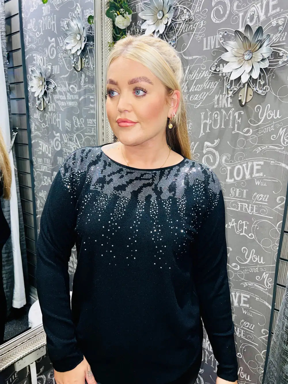 Sparkle Jumper BLACK