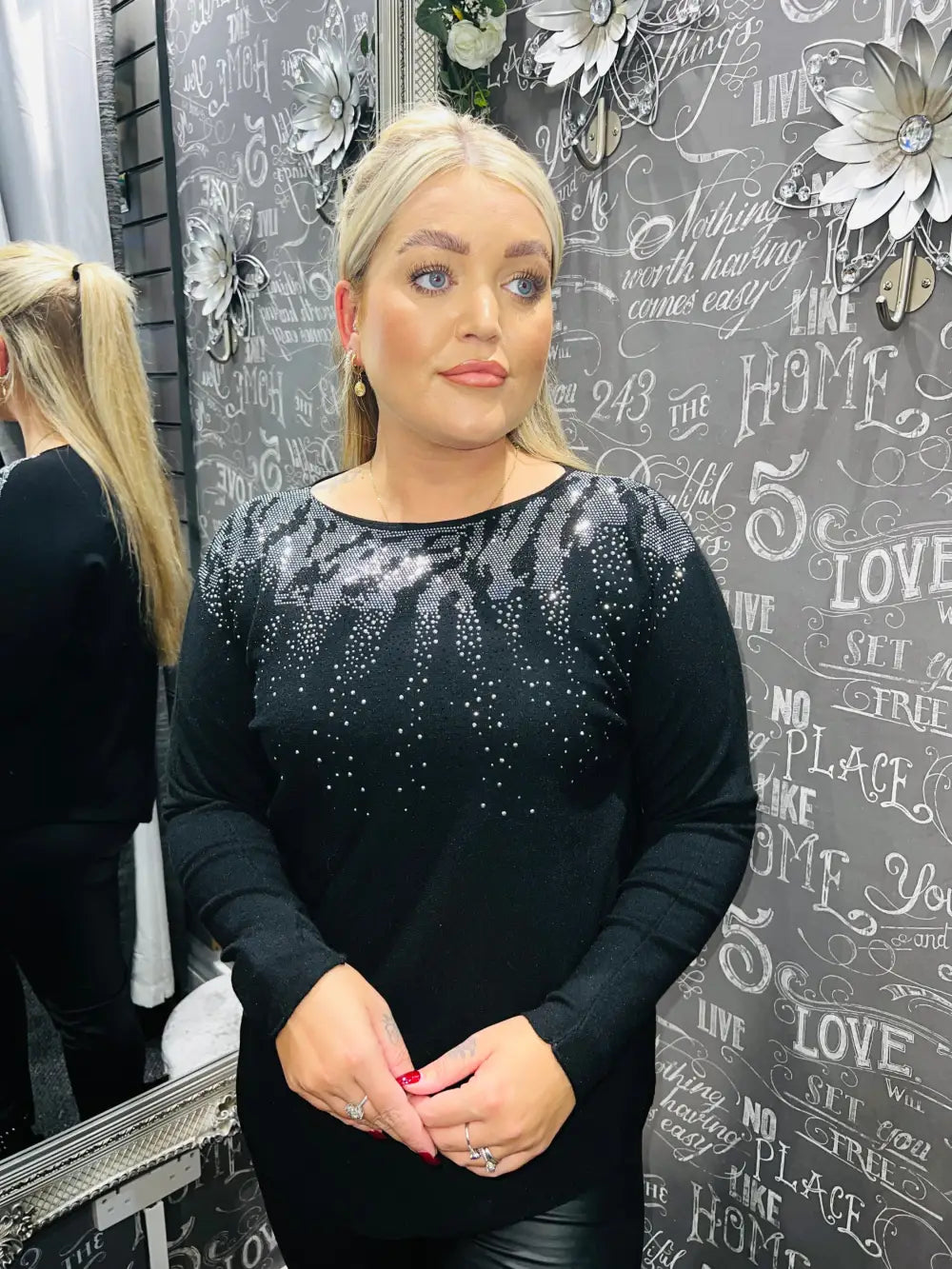 Sparkle Jumper BLACK