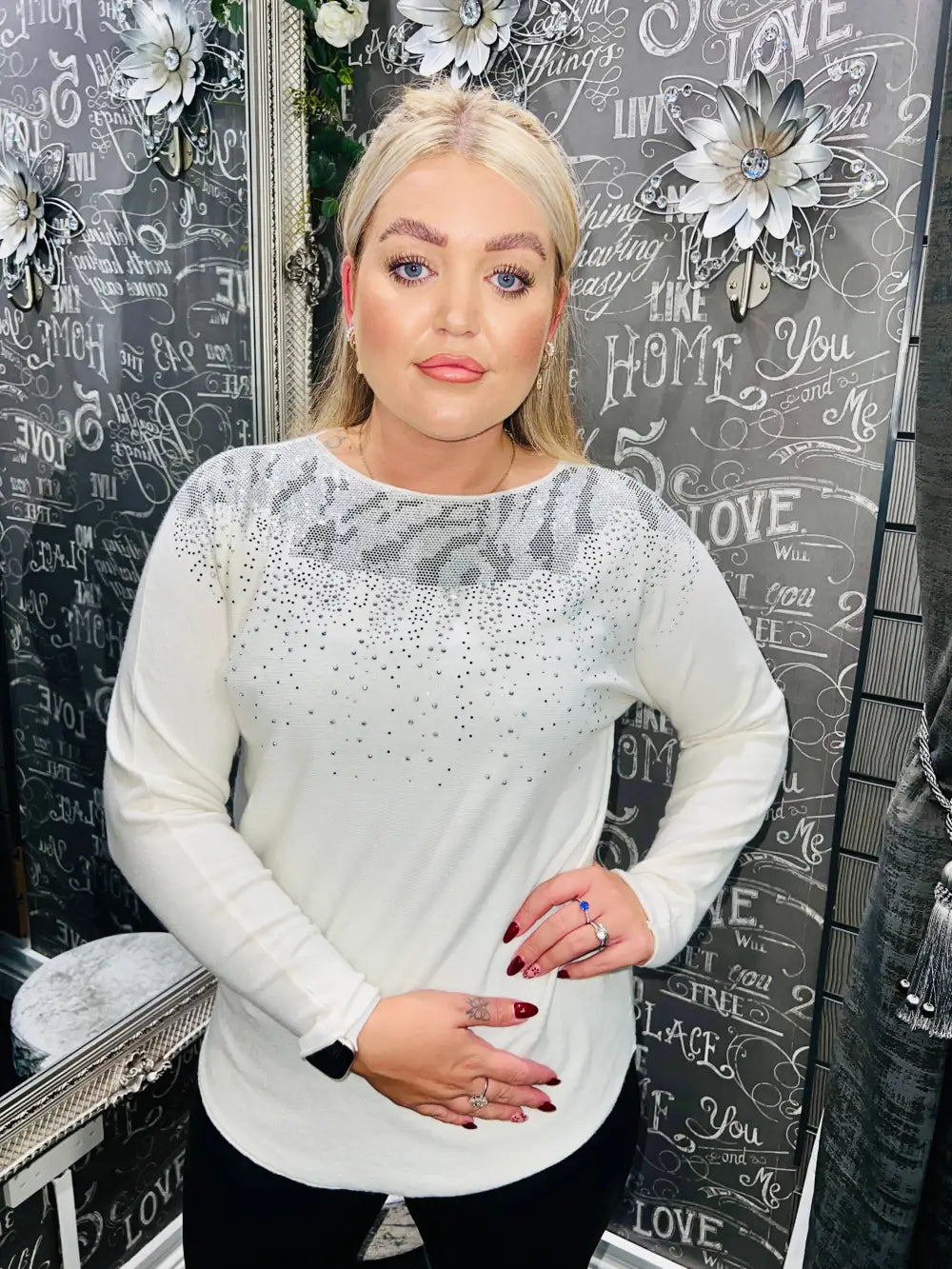 Sparkle Jumper CREAM