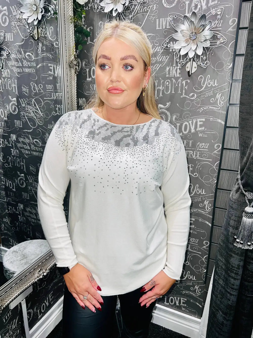 Sparkle Jumper CREAM