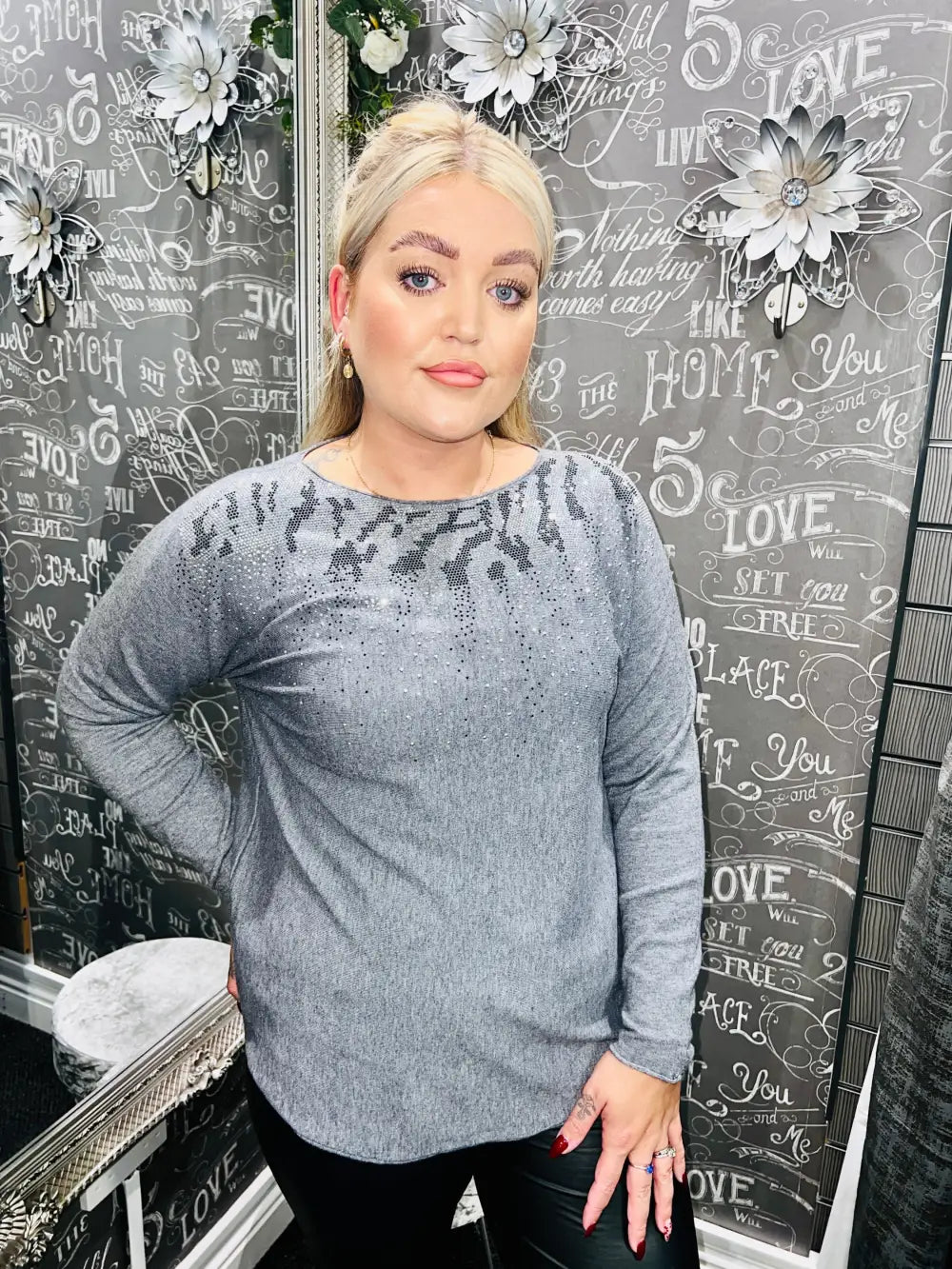 Sparkle Jumper GREY