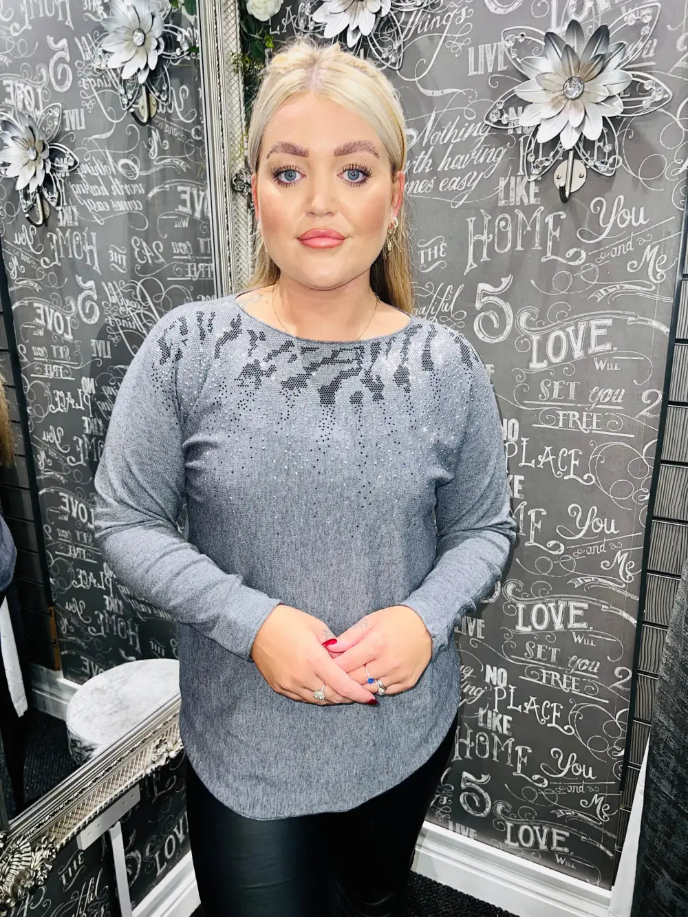 Sparkle Jumper GREY