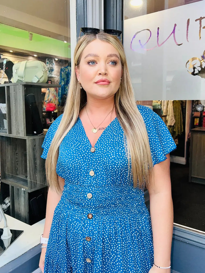 Stella Dot Maxi Dress DENIM
