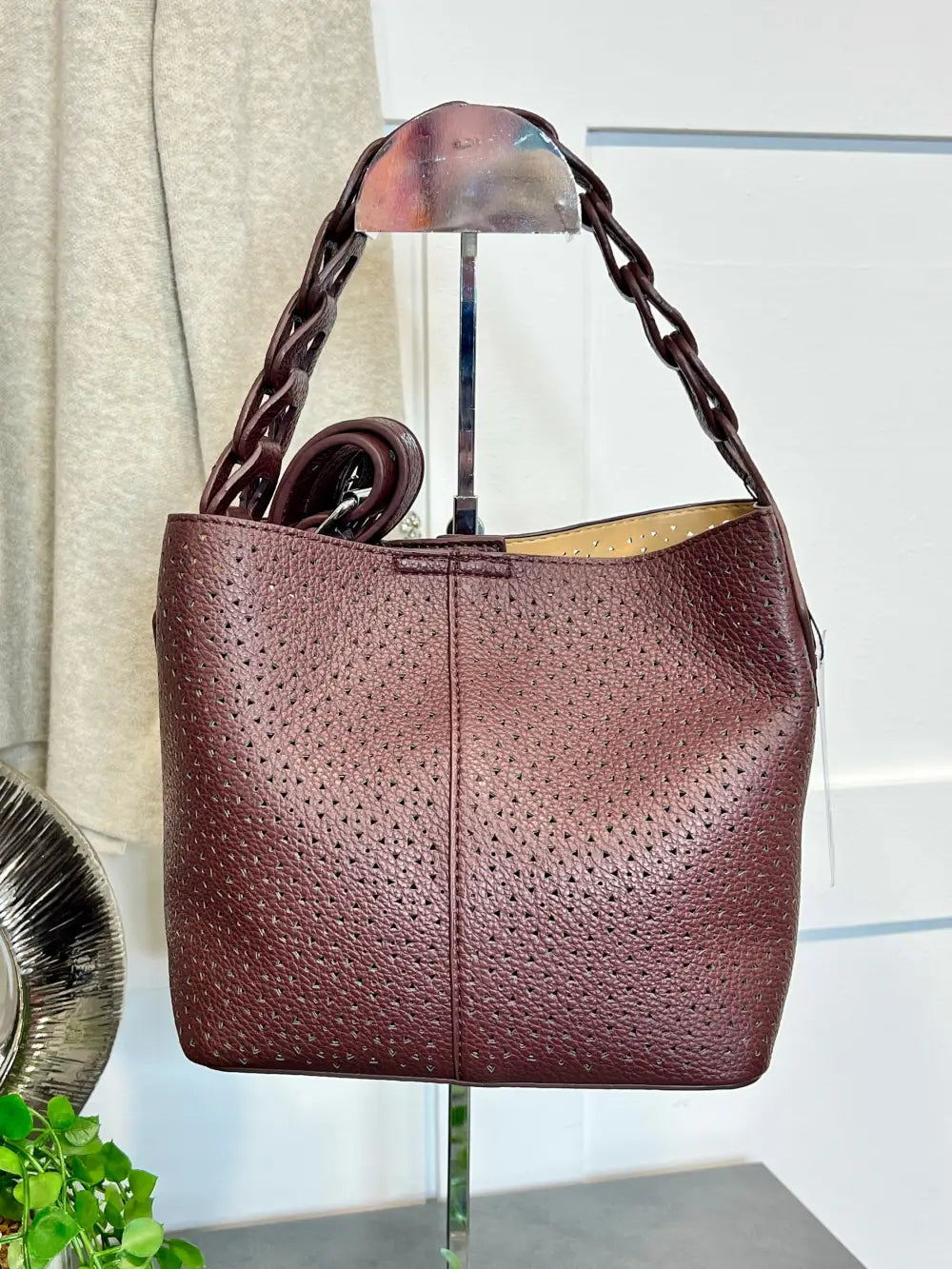 Stella Small Tote Bag CHOCOLATE - Crossbody