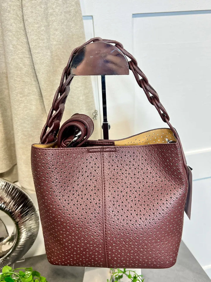 Stella Small Tote Bag CHOCOLATE - Crossbody