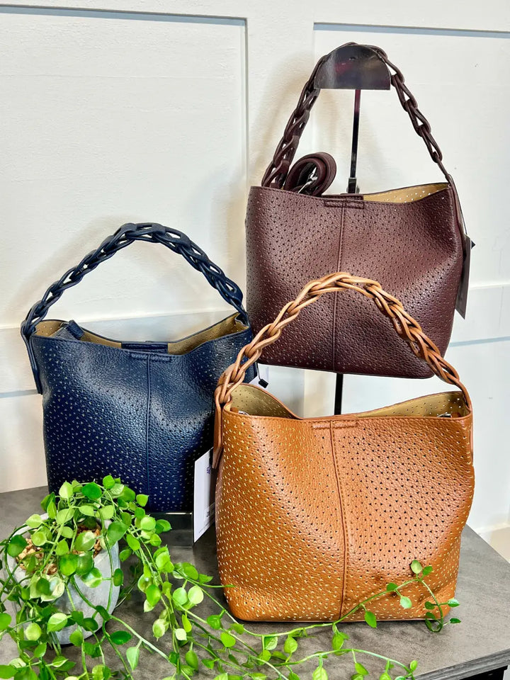 Stella Small Tote Bag CHOCOLATE - Crossbody