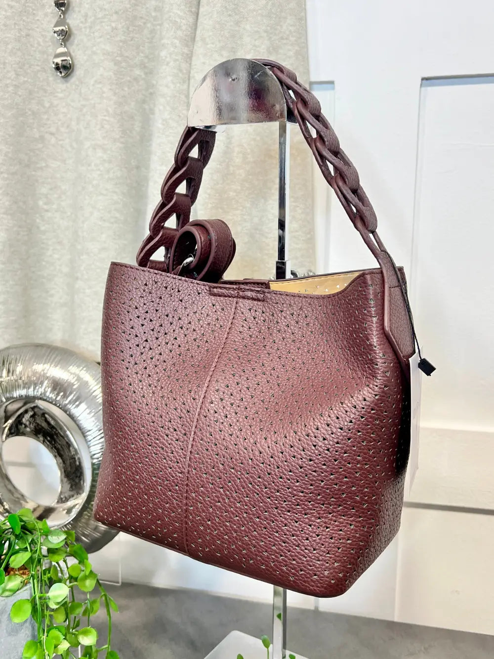 Stella Small Tote Bag CHOCOLATE - Crossbody