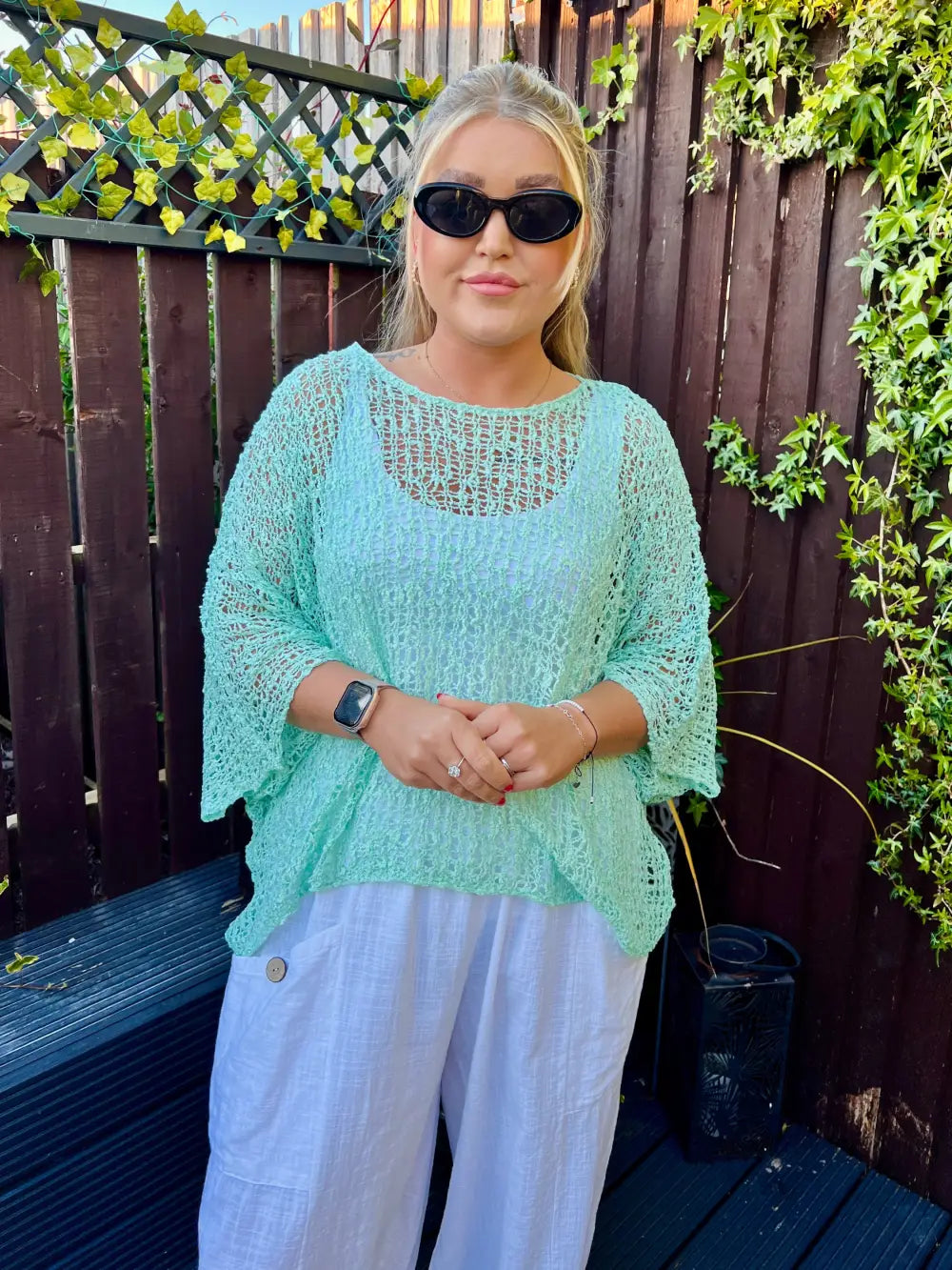 Tabitha Popcorn Jumper MINT