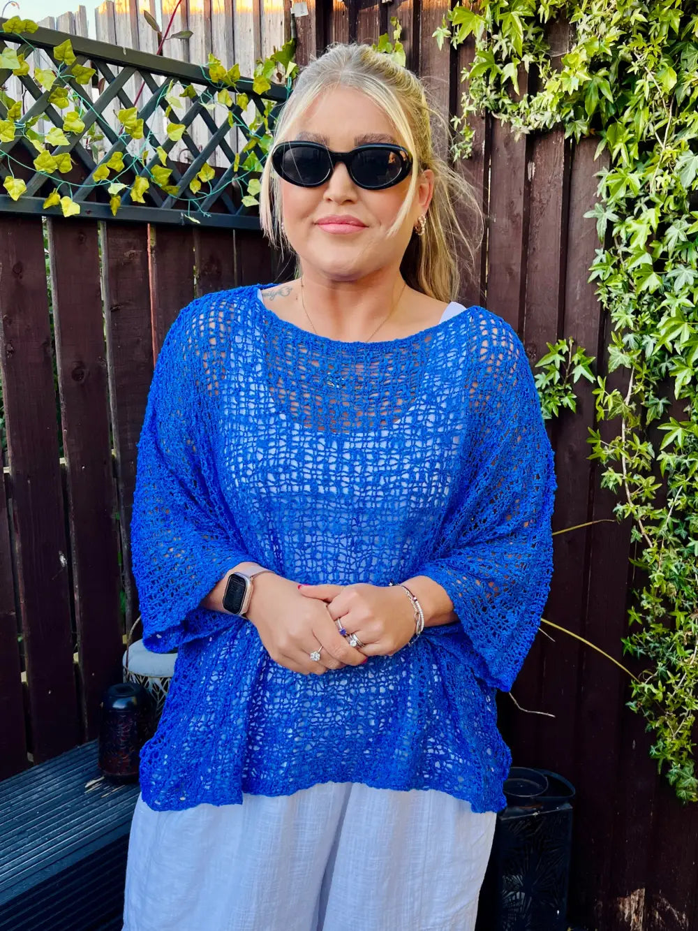Tabitha Popcorn Jumper ROYAL