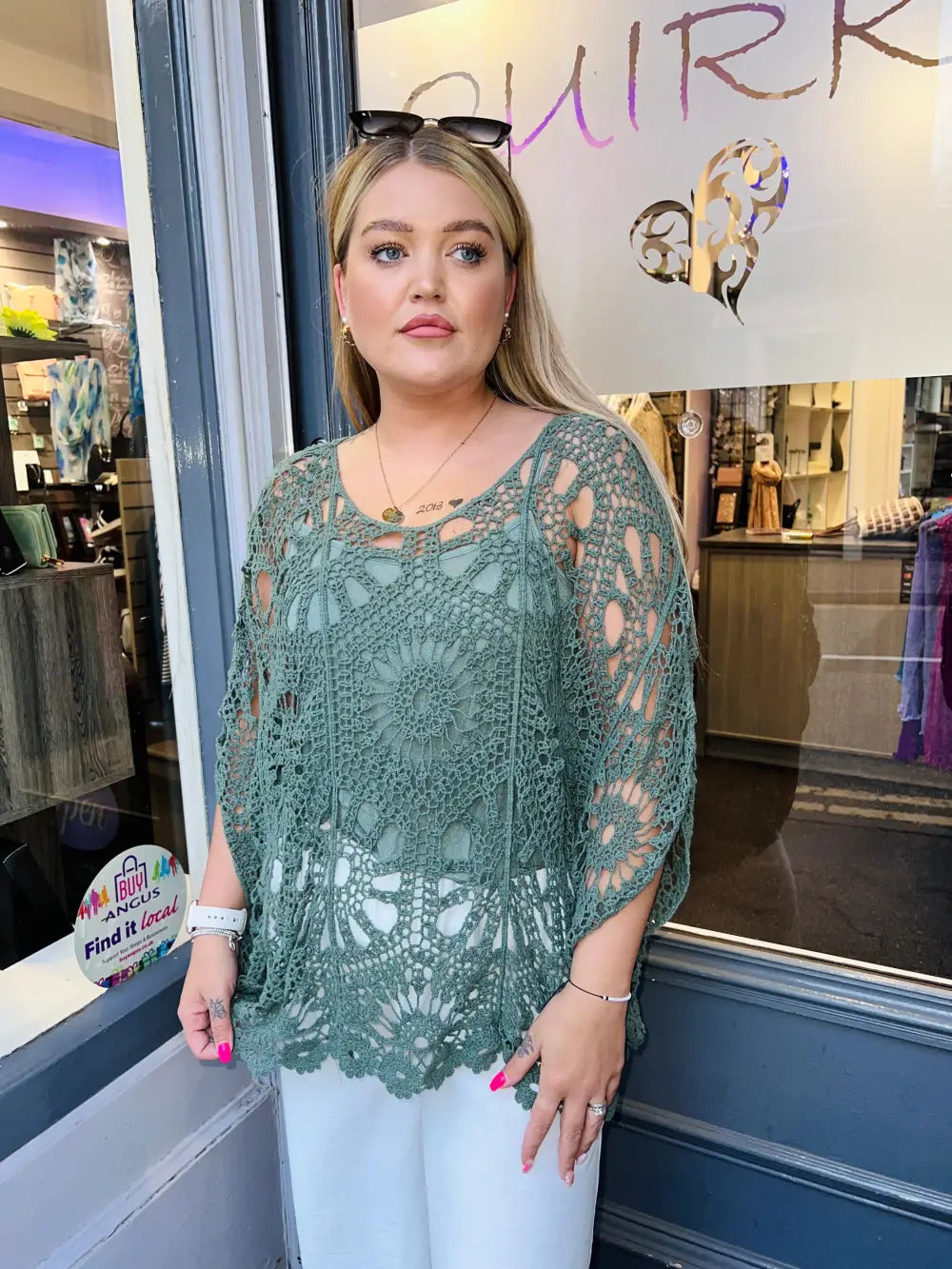 Tasha Crochet and Vest KHAKI