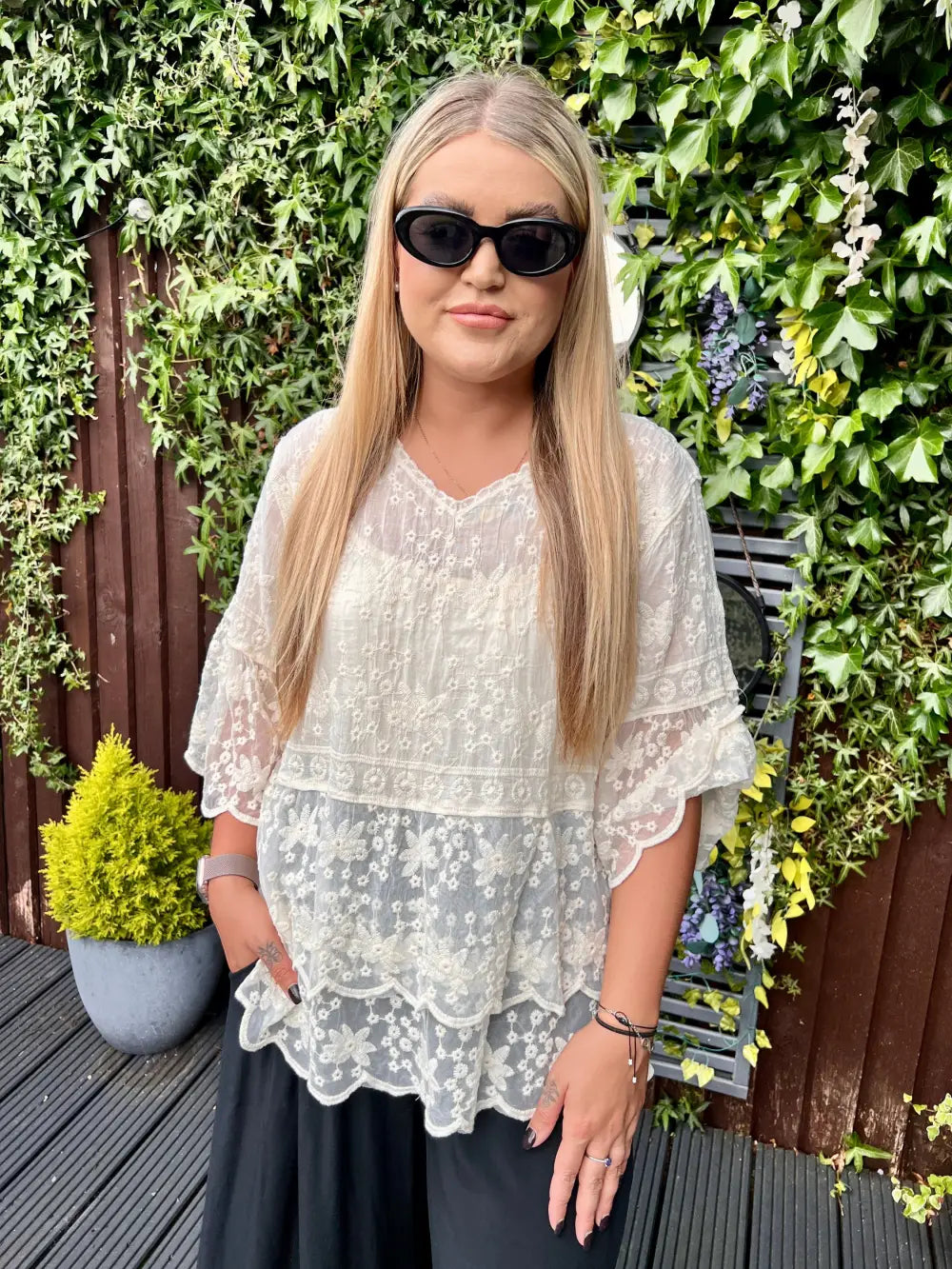 Tasha Lace Blouse CREAM