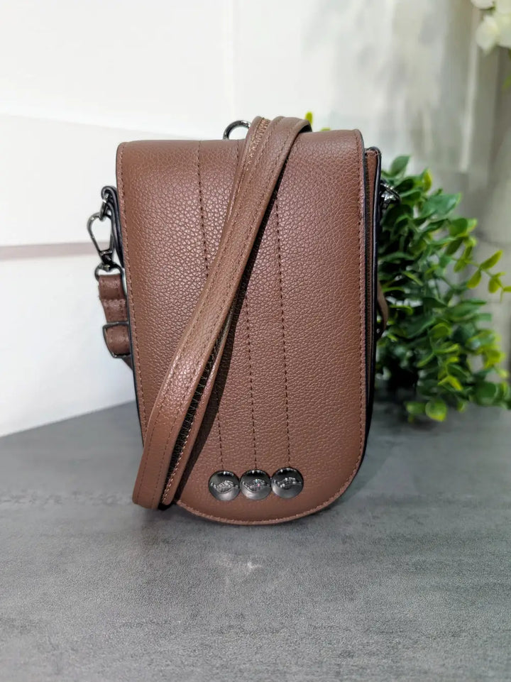 Tazmin Phone Bag CHOCOLATE