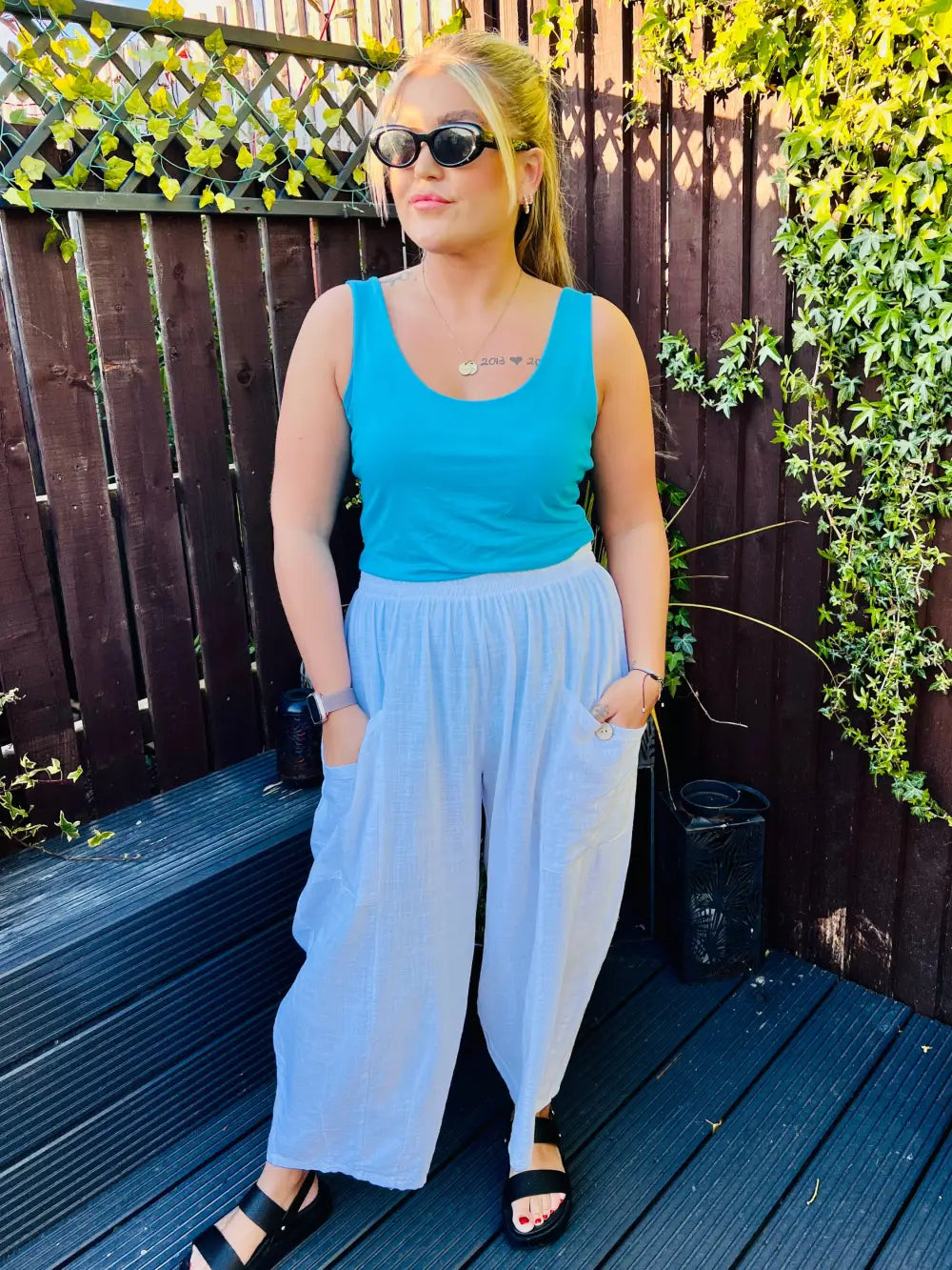 Tina Stretch Vest TURQUOISE