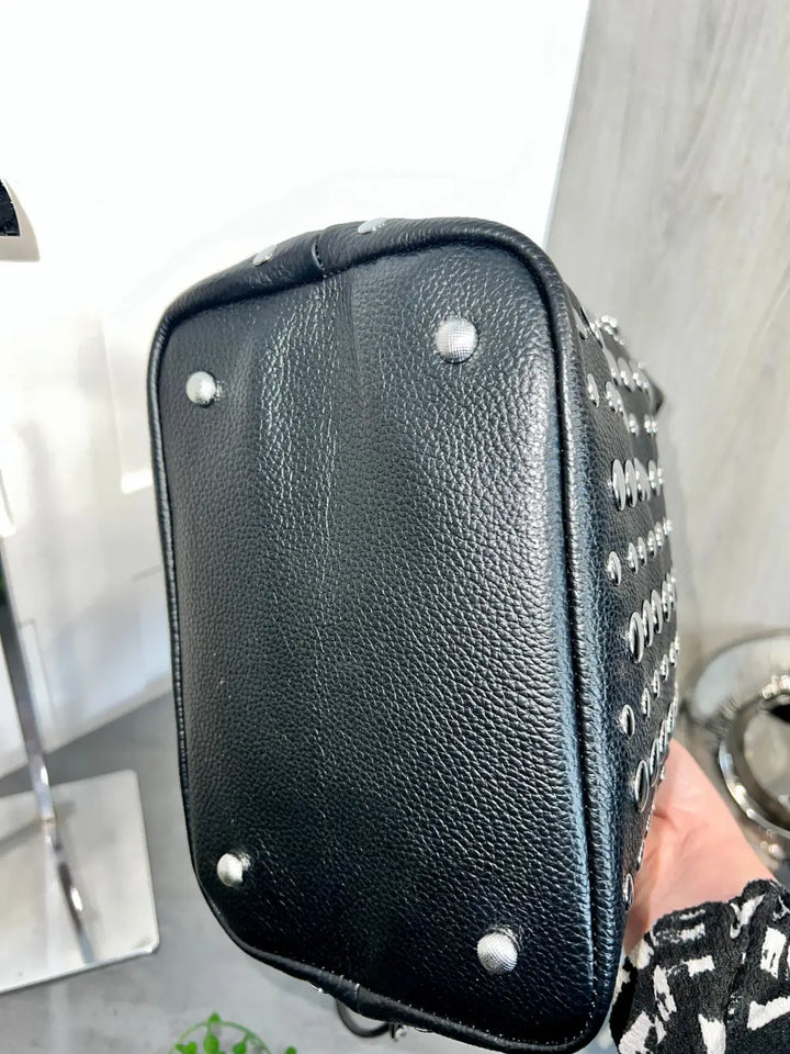Vallan Stud Bucket Bag BLACK - Crossbody