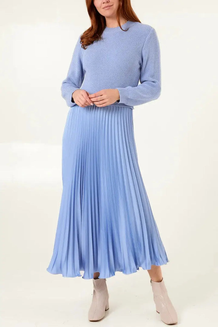 Vanessa Jumper Dress LIGHT BLUE - Dress