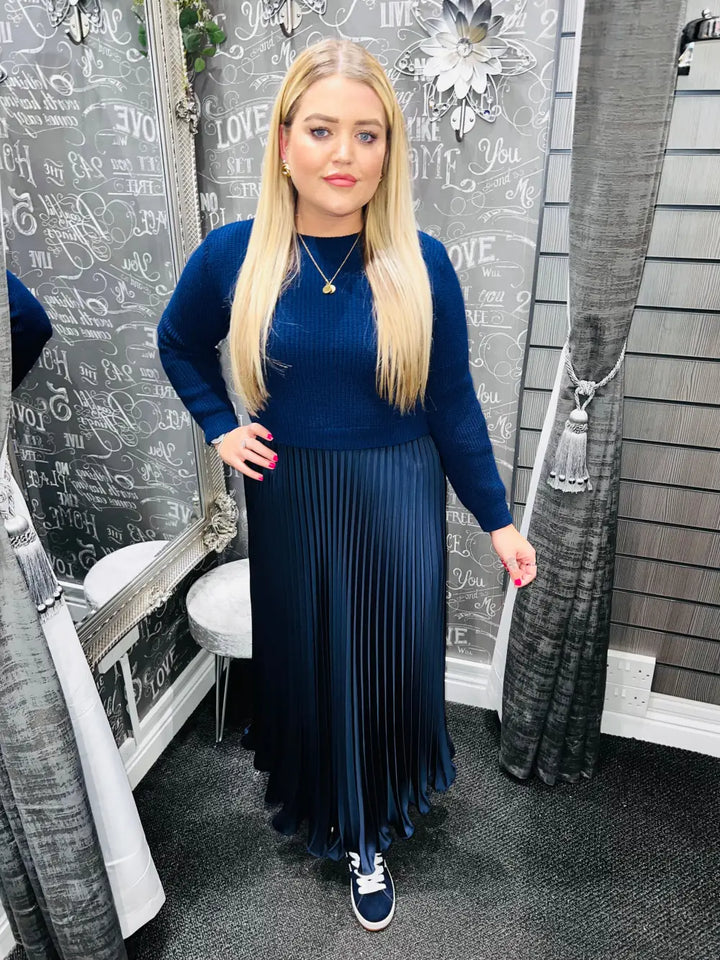 Vanessa Jumper Dress NAVY - Dress