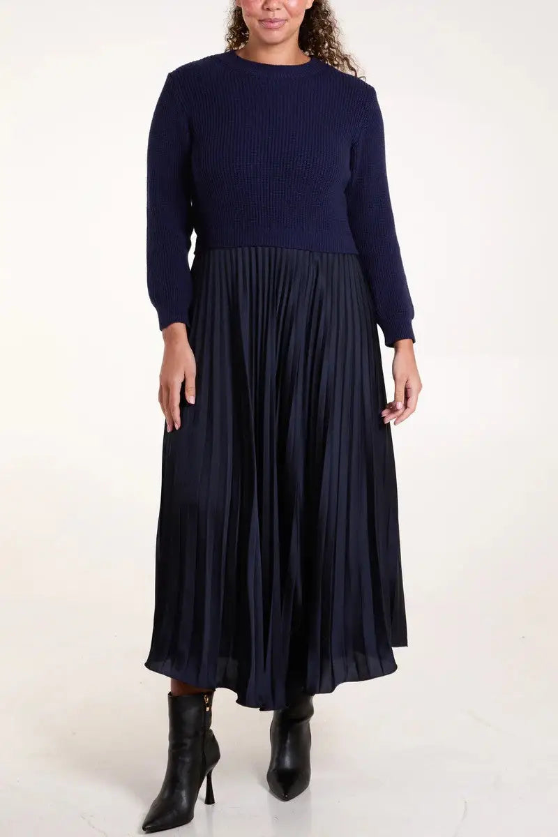 Vanessa Jumper Dress NAVY - Dress