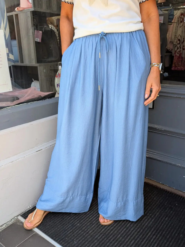 Verdi Wide Leg Trousers DENIM