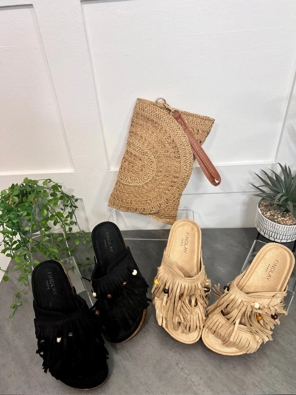 Verity Fringed Sandals GOLD