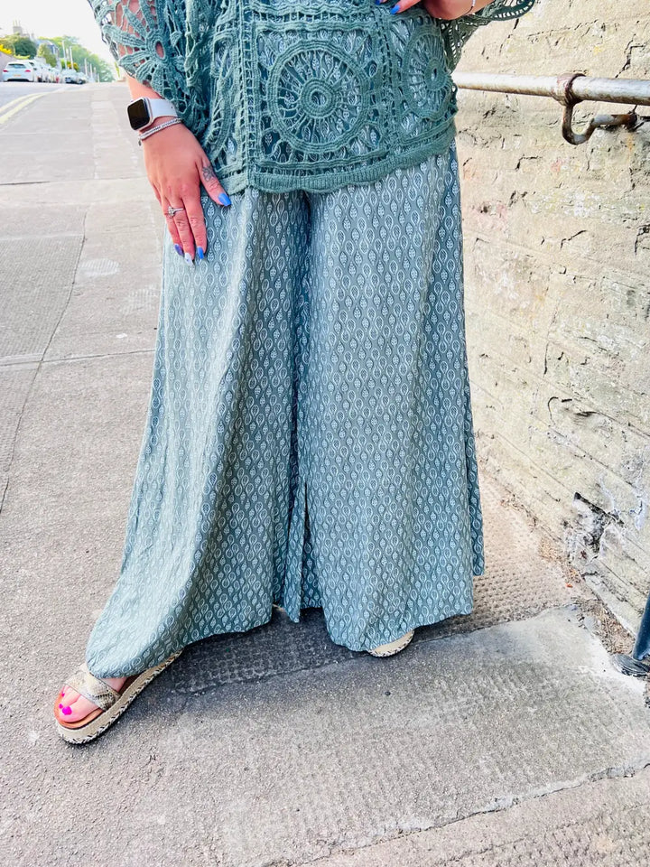 Weslyn Palazzo Pants KHAKI