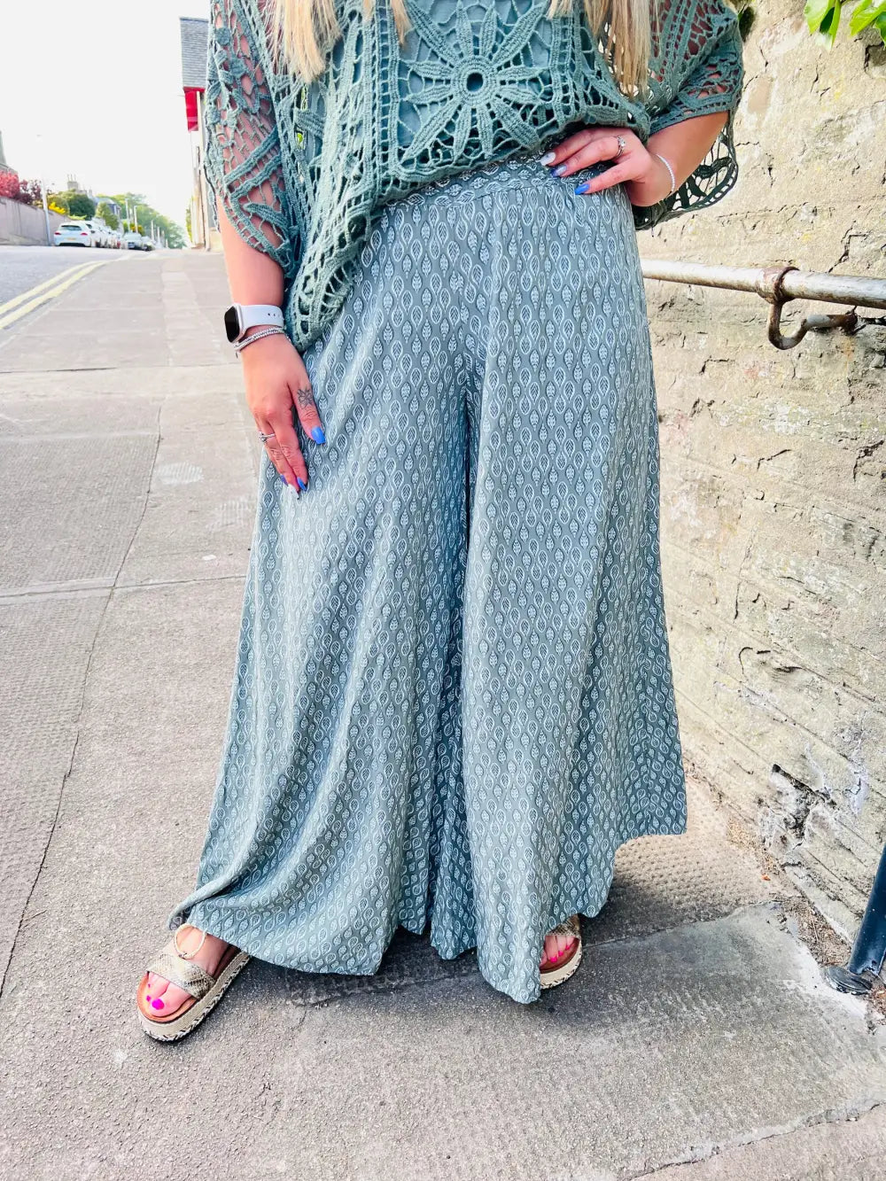 Weslyn Palazzo Pants KHAKI