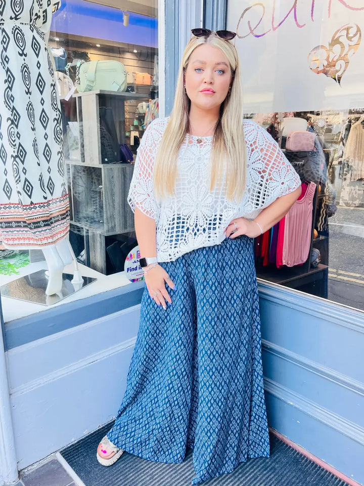 Weslyn Palazzos NAVY