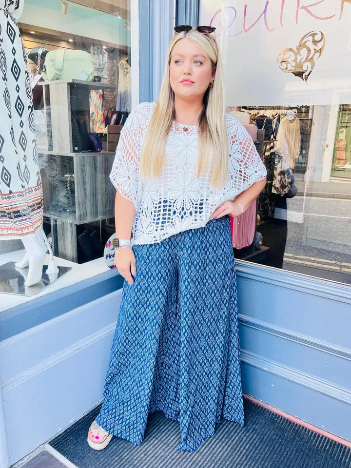 Weslyn Palazzos NAVY