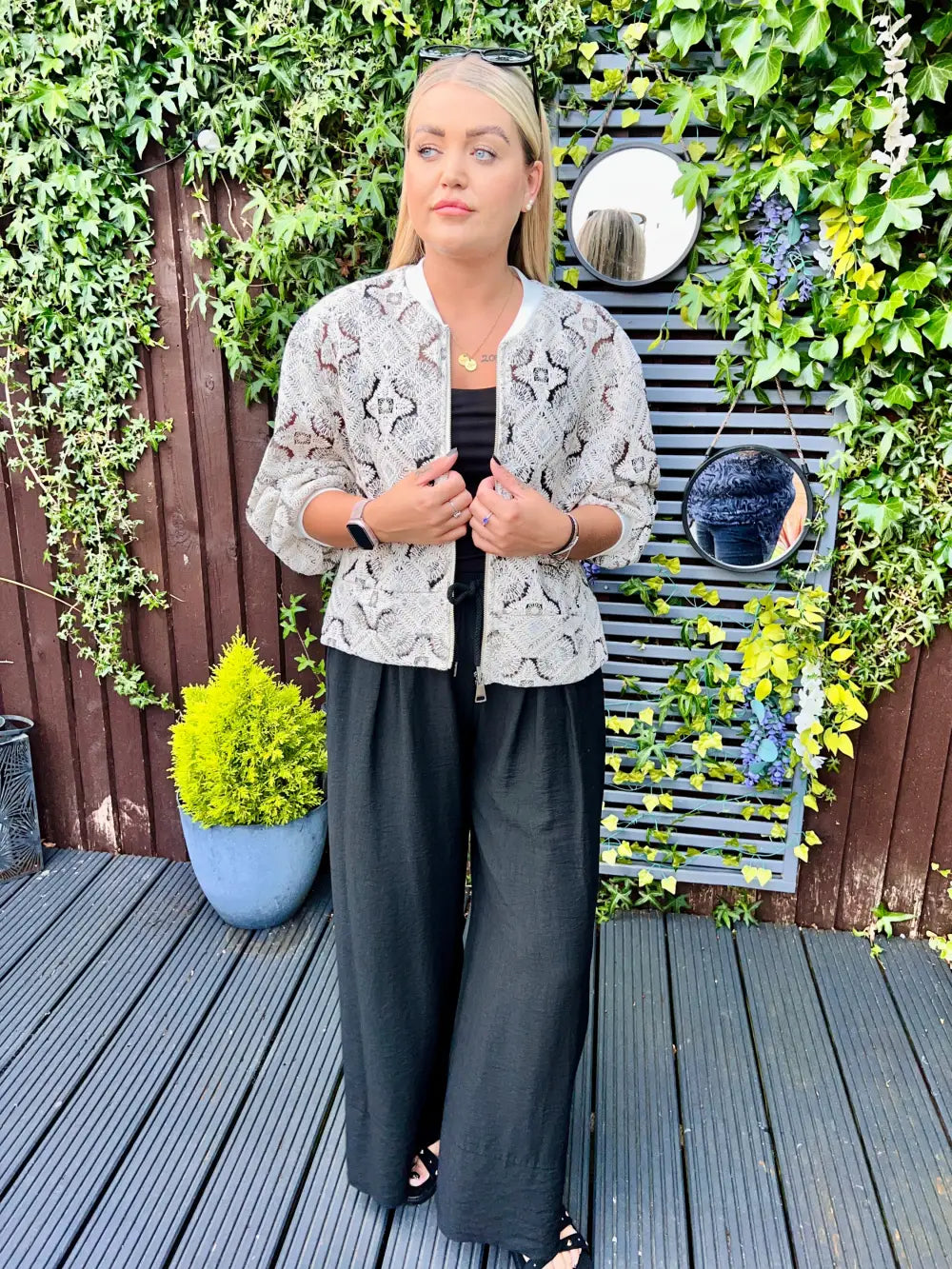 Zhara Embroidered Bomber Jacket