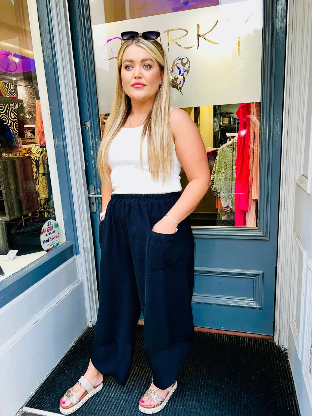 Zula Cocoon Trousers BLACK