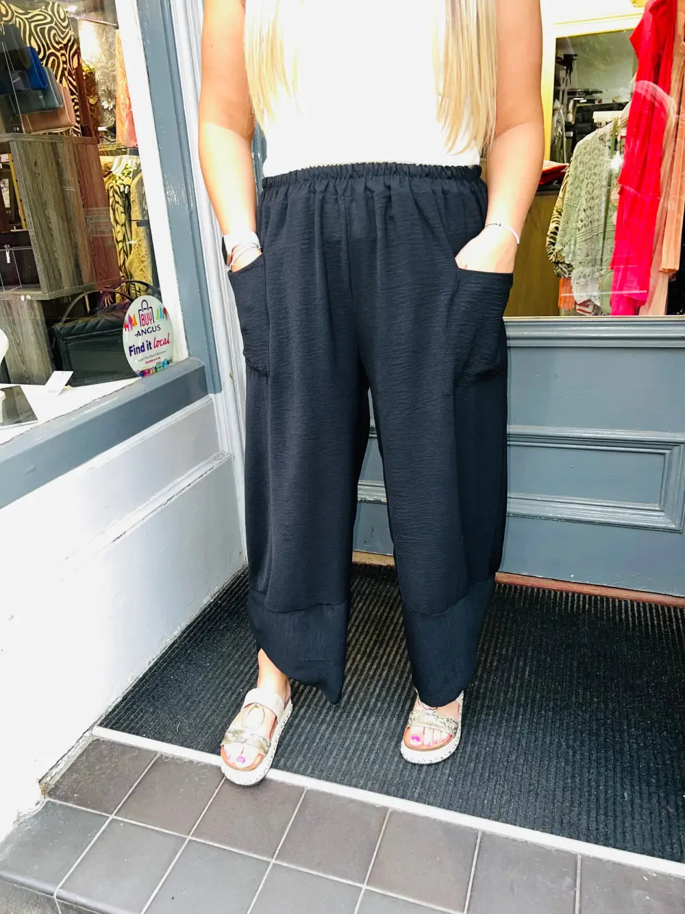 Zula Cocoon Trousers BLACK