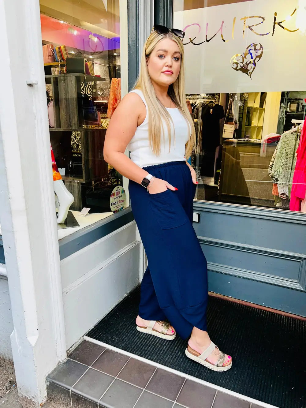 Zula Cocoon Trousers NAVY