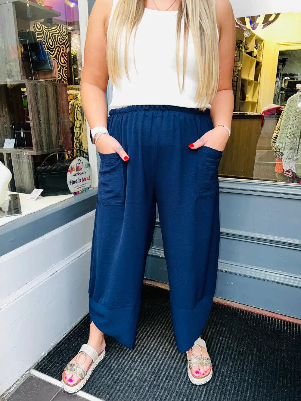 Zula Cocoon Trousers NAVY