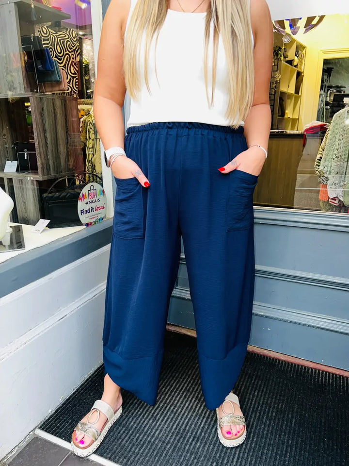 Zula Cocoon Trousers NAVY