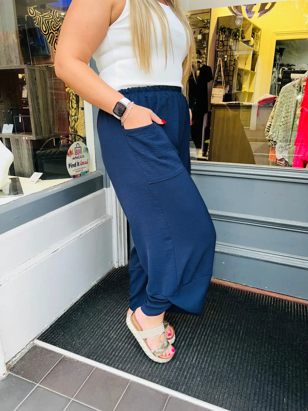 Zula Cocoon Trousers NAVY