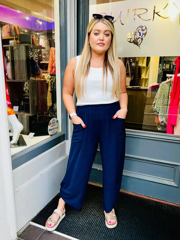 Zula Cocoon Trousers NAVY