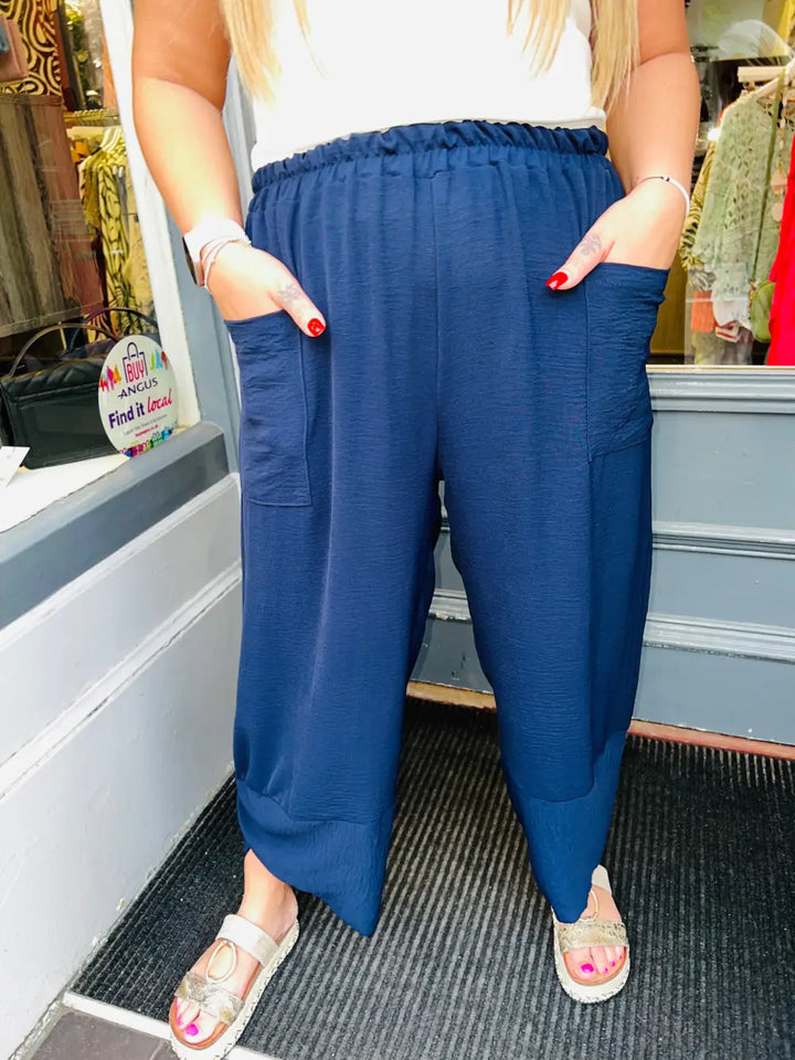Zula Cocoon Trousers NAVY